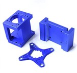 Plât Alwminiwm Peiriannu CNC, Braced Alwminiwm Peiriannu CNC, Addasydd Alwminiwm, Cefnogwr Alwminiwm
